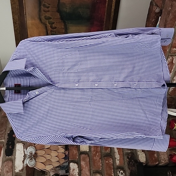UNTUCKit Other - UNTUCKit Boundriotte Slim Fit Purple Checkered Button Down Shirt